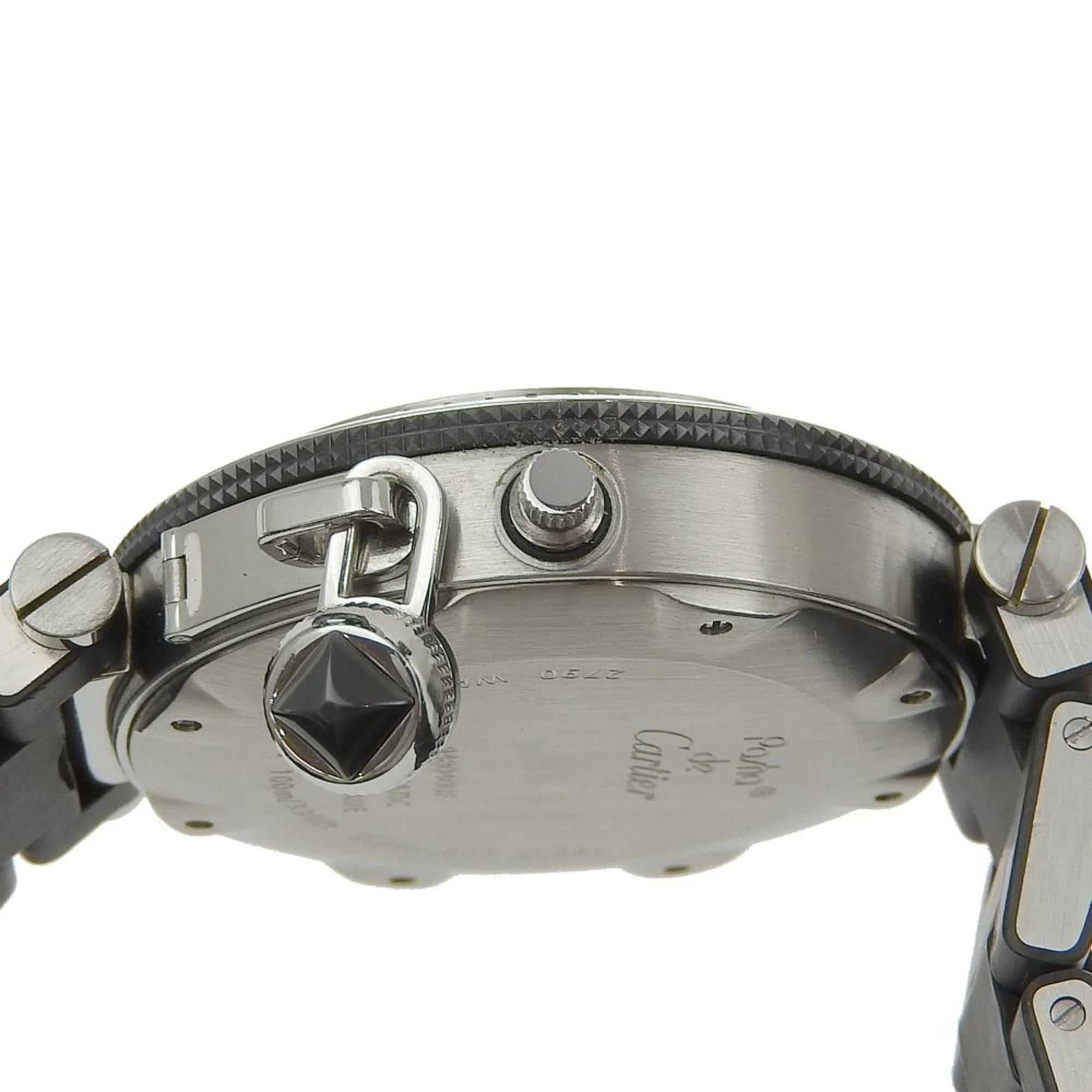 Men's Automatic Watch Stainless Steel Rubber Silver Black D10117