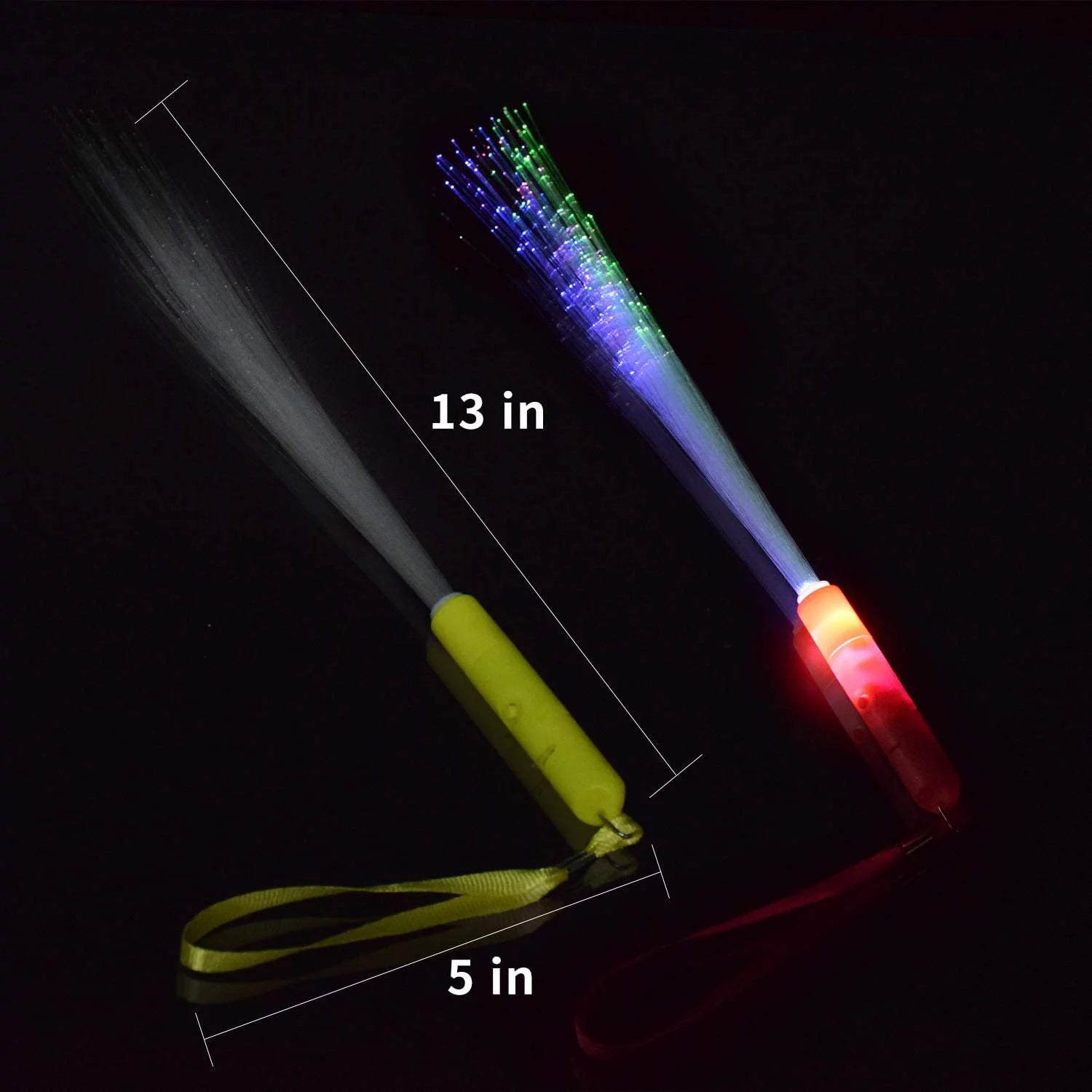 12pcs Glow Sticks Party Supplies, 3 Modes Colorful Flashing LED Light Up Wands S659998