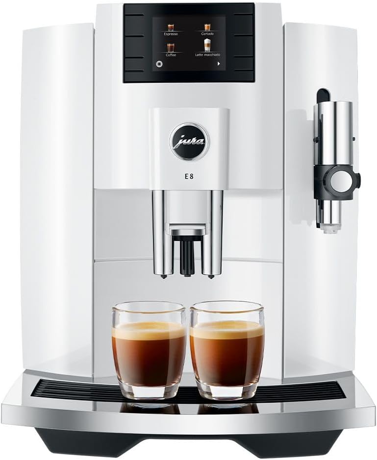 Automatic Espresso Machine with Glass Milk Container and Coffee Canister E80540