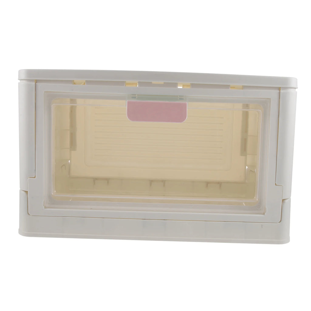 Collapsible Storage Bins with Lids Heavy Duty Pink I685