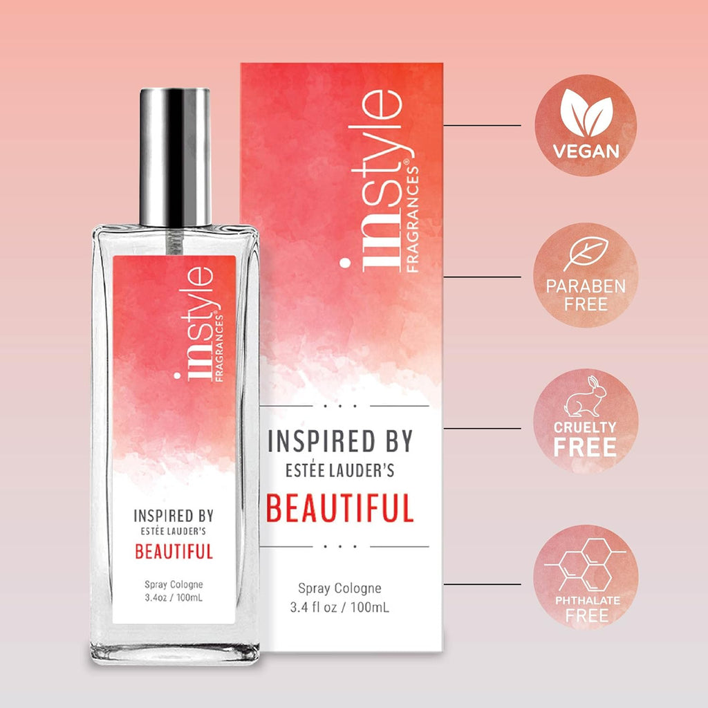 Women’s Eau de Toilette, Vegan & Cruelty Free, 3.4 Fl Oz X5547