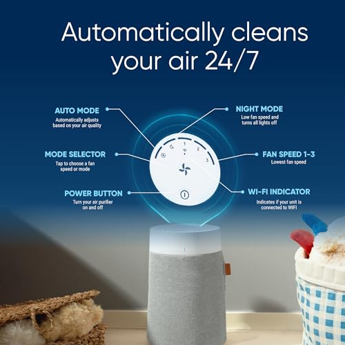 Air Purifier for Small Room, Bedroom, Home, Cleans 926 sqft, HEPASilent for Pets, Allergens, Dust, Mold, Smoke E23720