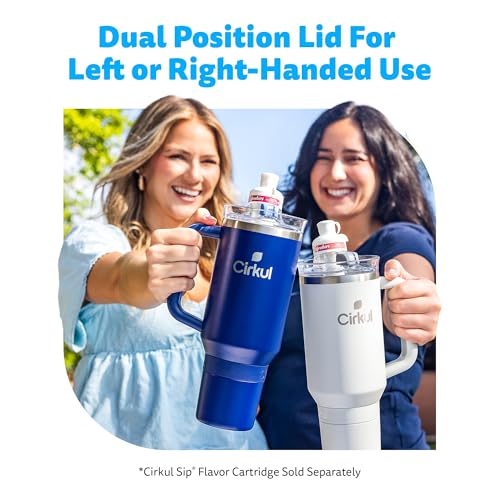 40oz Stainless Steel Tumbler with Handle, Double-Wall Insulated T7917