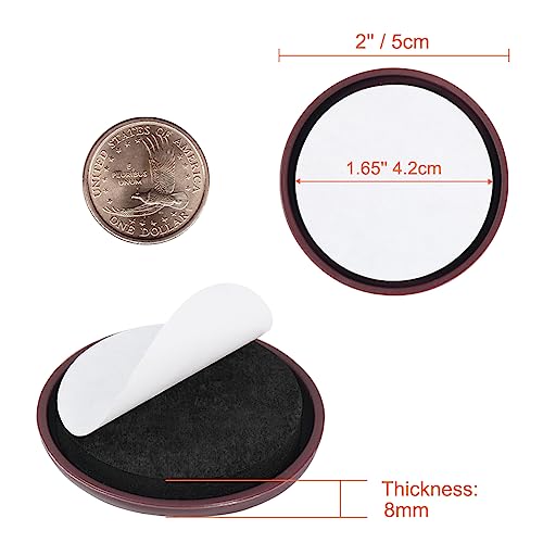 Furniture Sliders for Carpet and Hardwood, 12 Pack, 2 Inch B169849