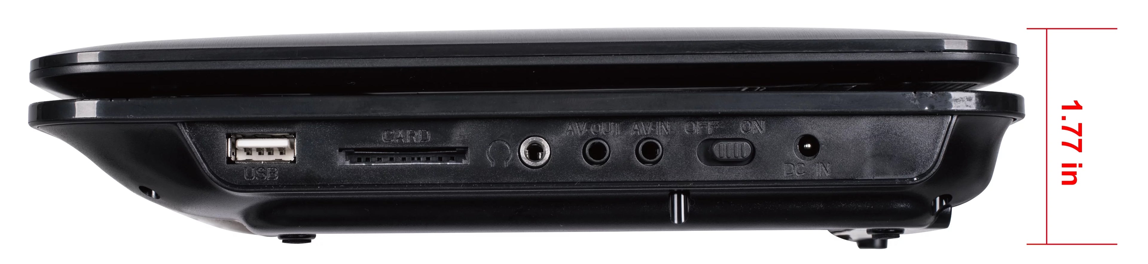 10" Portable DVD/Media Player with 5 hr. Battery, Black P76156