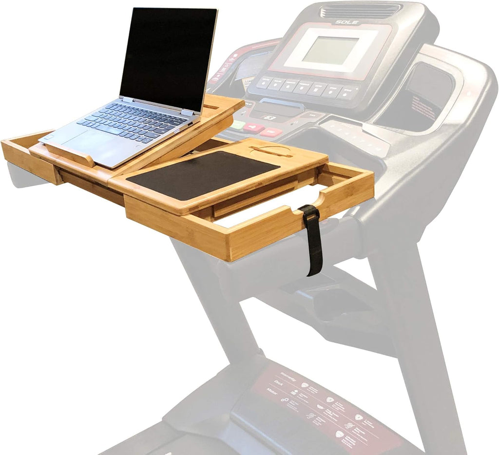SmartFitness Universal Treadmill Desk, Treadmill Laptop Holder, Treadmill Laptop Stand, Treadmill Laptop Desk, Treadmill Desk Attachment, Laptop Mount, Computer Stand for Treadmill (Patent Pending)