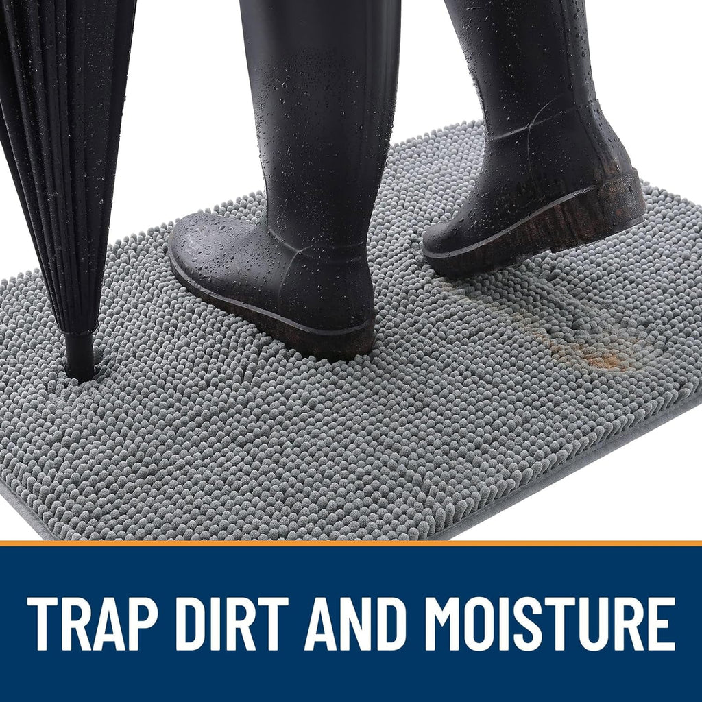 Dog Door Mat for Muddy Paws, Non-Slip Washable, Quick Dry R6860