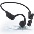 Bone Conduction Headphones, Wireless Bluetooth 5.0 Open Ear Headphones Built-in 32G Memory IP68 Waterproof Sports Headphones for Workout, Running, Hiking, Cycling, Swimming and More Activities