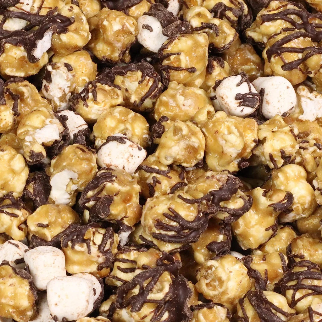 Chocolate S'mores Popcorn By Its Delish, 5 Lbs Bulk Bag, Caramelized With Chocolate And Marshmallows Corn Snack - Dairy-Free, Kosher