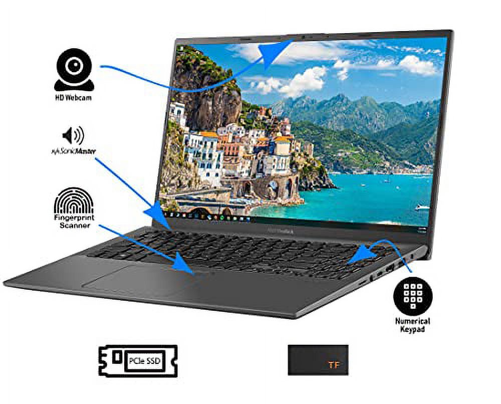 15.6" FHD Touch Laptop, Intel i3, 8GB RAM, 256GB SSD Y959451