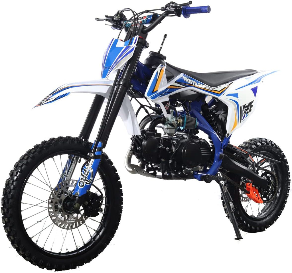 125cc Dirt Bike with 4-Speed Manual Transmission, 17"/14" Tires Y77880