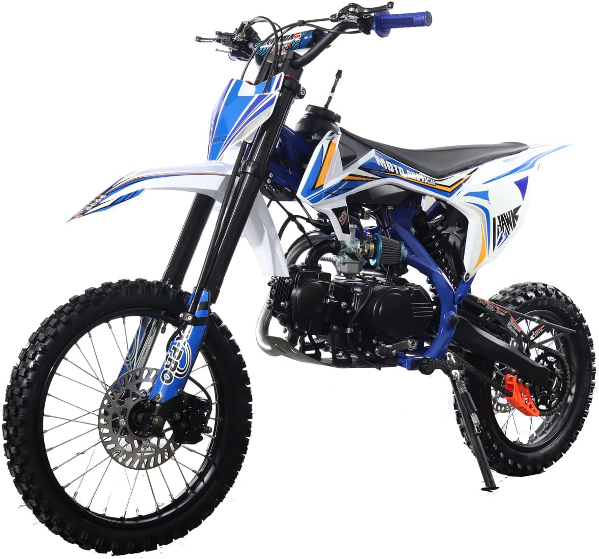 125cc Dirt Bike with 4-Speed Manual Transmission, 17"/14" Tires Y77880