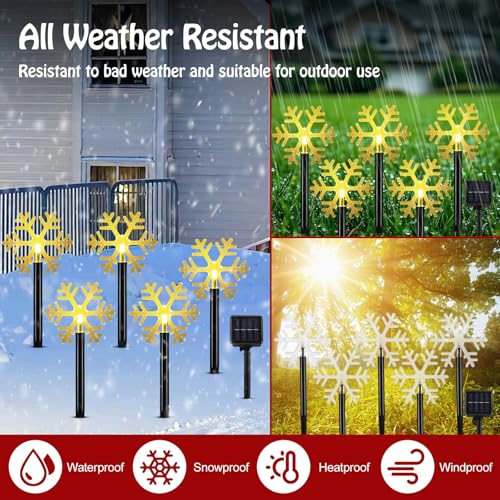Solar Christmas Candy Cane Lights Outdoor, Pathway Stake Lights, 24 Pack G8137