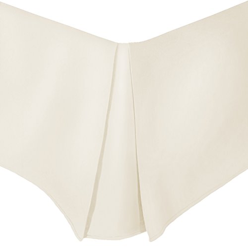 Brushed Microfiber Bed Skirt, 15 Inch Drop, King, Light Blue W270