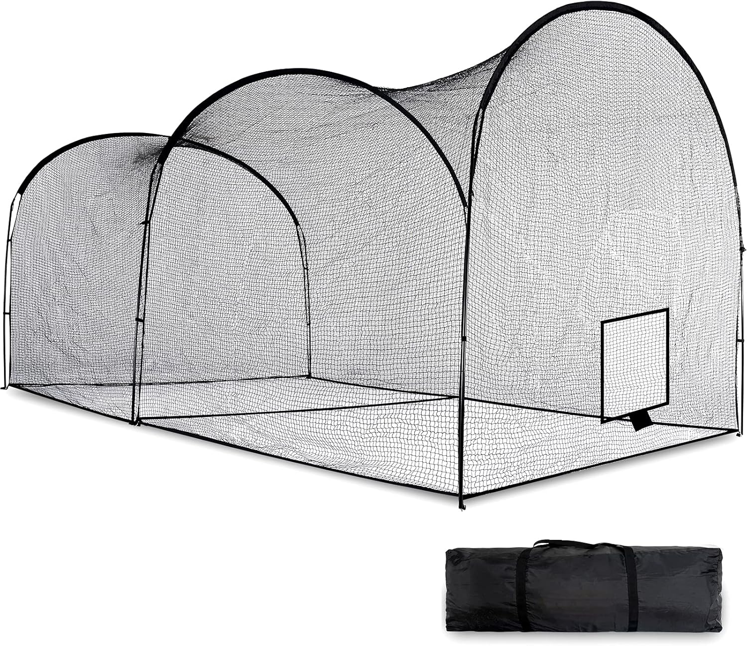 Batting Cage Baseball Softball Training Net with Steel Frame S54256
