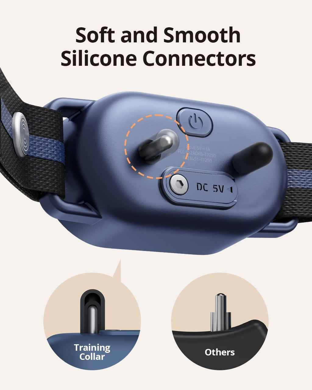 Rechargeable Dog Training Collar with Remote, 3 Modes, Waterproof, 2-Pack W4227