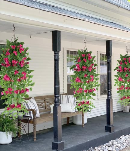 Artificial Bougainvillea Hanging Flowers 40" UV Resistant Faux Silk Vines N229731