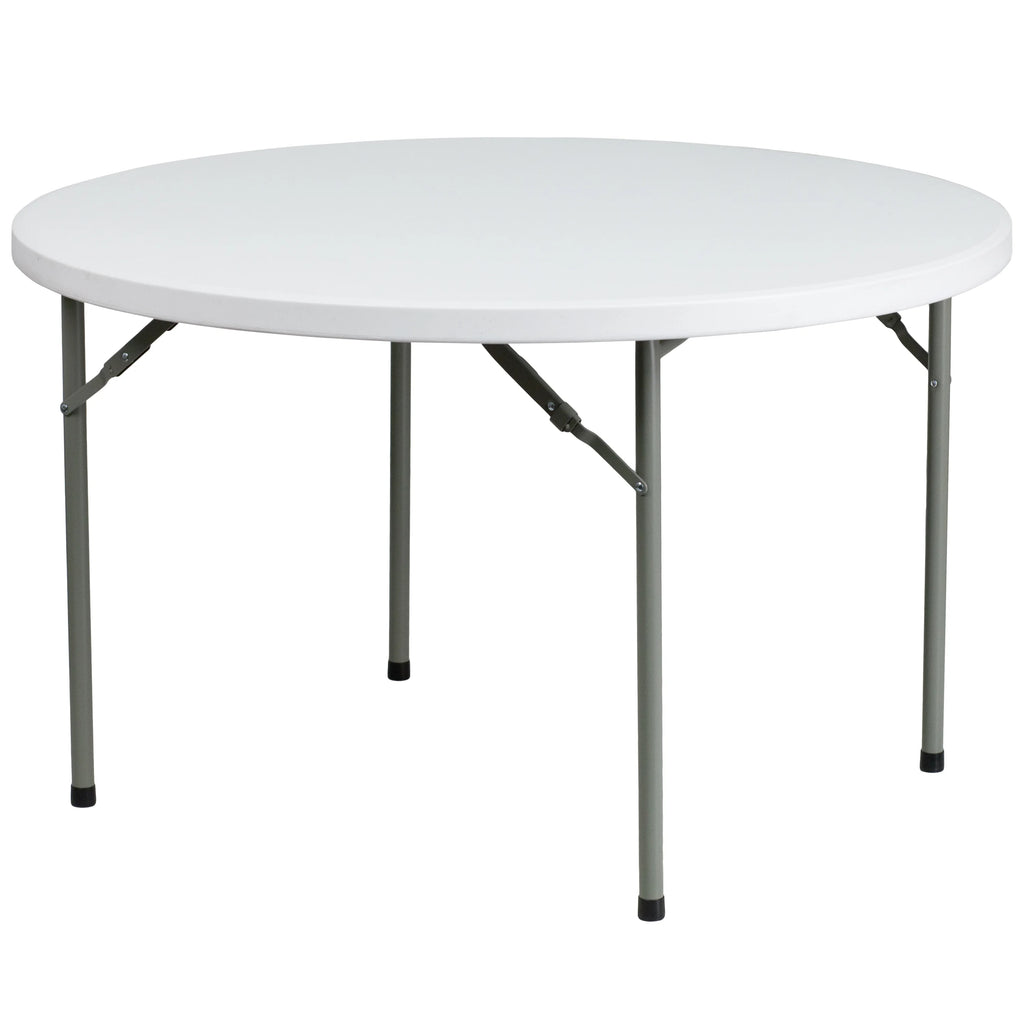 4' Round Plastic Folding Banquet Table B4334