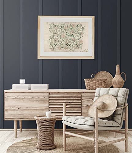 Faux Board and Batten Peel and Stick Wallpaper (Sage Green) S598286