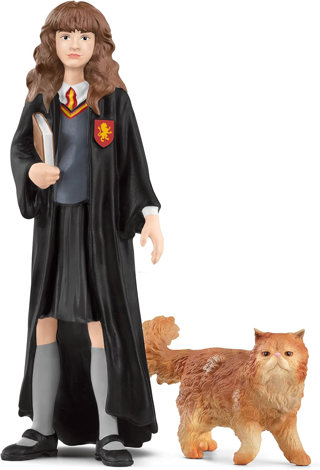 Schleich Wizarding World of Harry Potter 2-Piece Set with Hermione Granger & Crookshanks Collectible Figurines for Kids Ages 6+