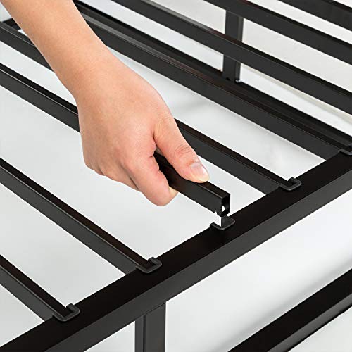 Metal Box Spring Mattress Foundation, 9 Inch, Full, White W306849