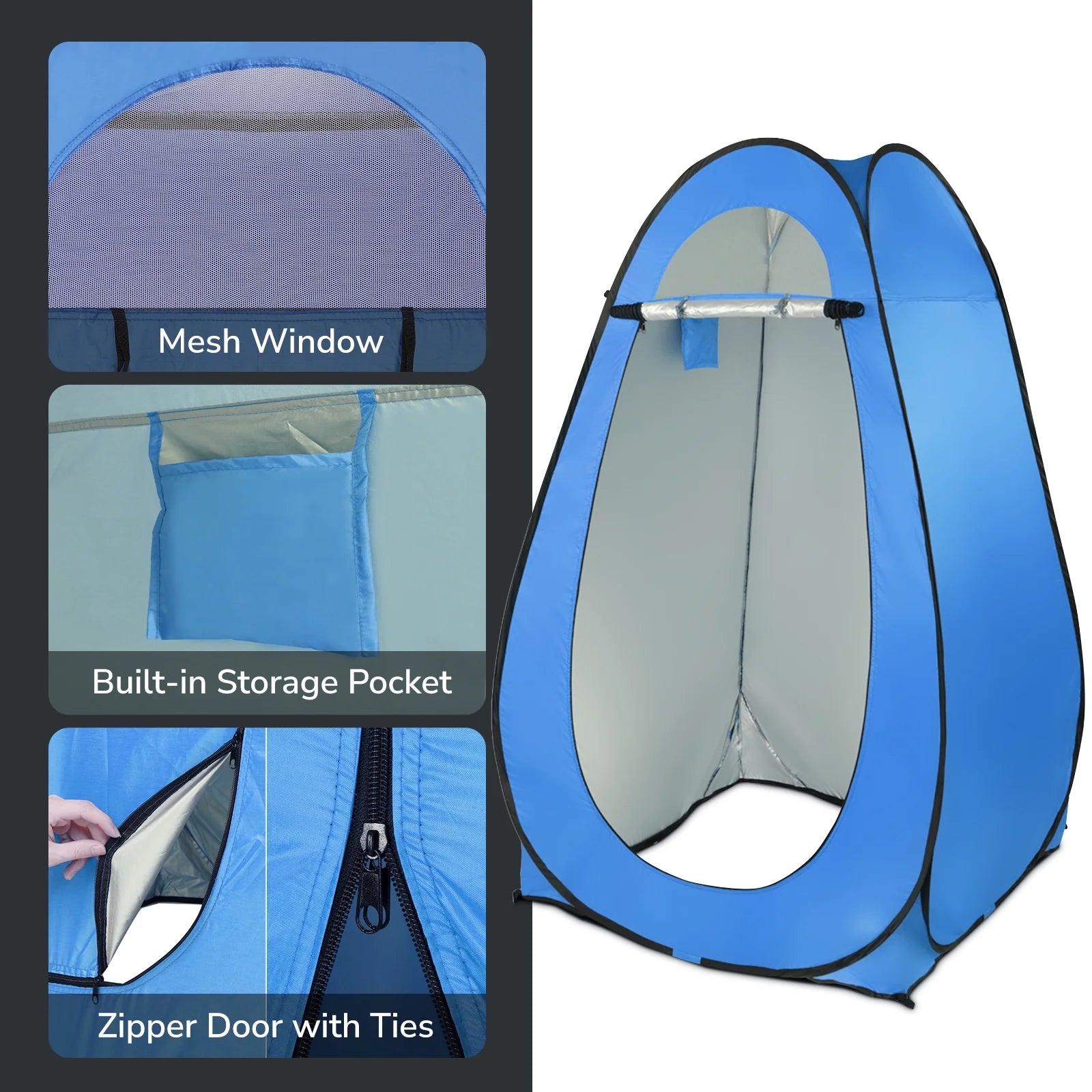 Outdoor Patio Pop Up Camping Shower Tent G9640