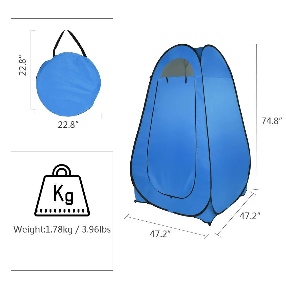 Outdoor Patio Pop Up Camping Shower Tent G9640