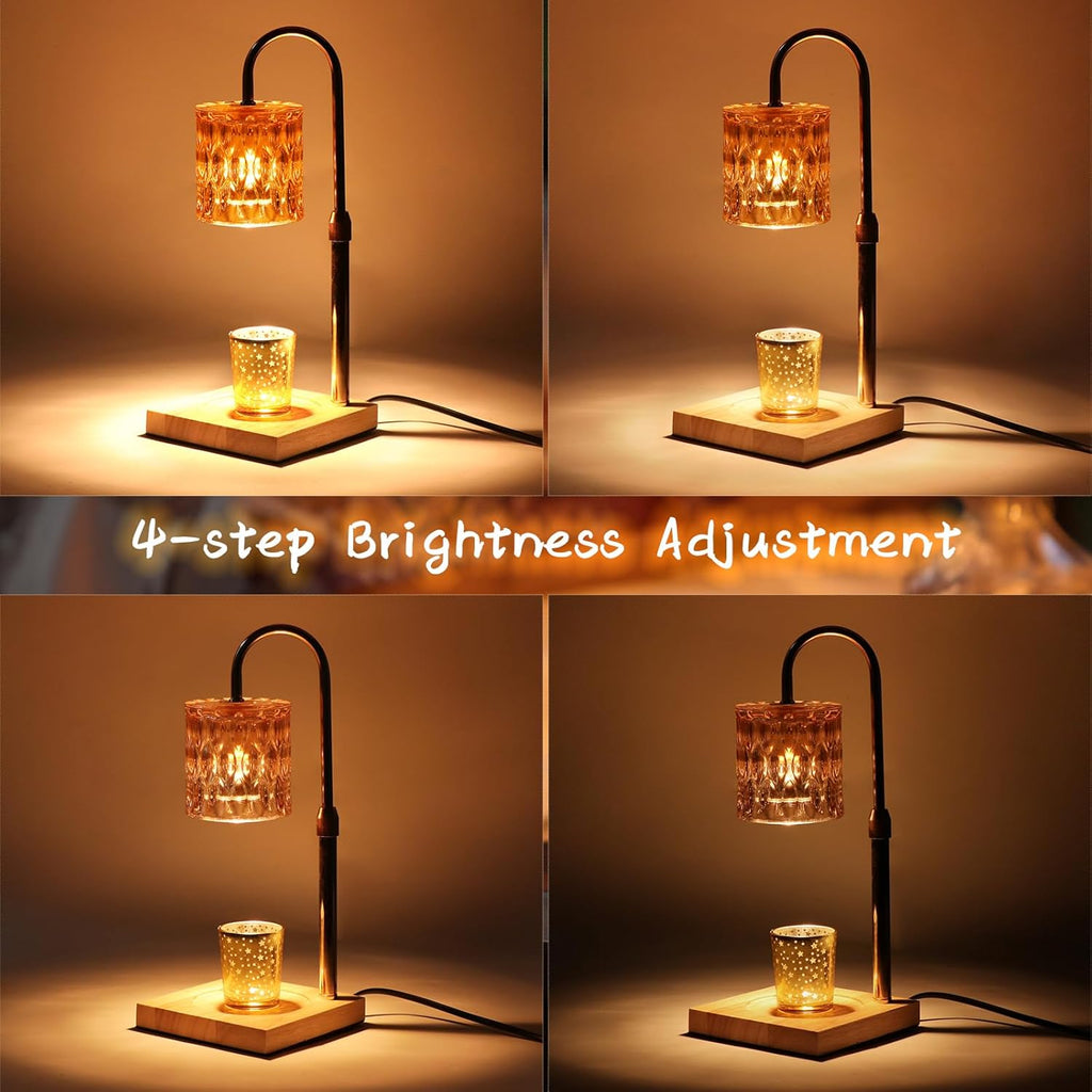 Candle Warmer Lamp with Timer and Adjustable Brightness H728305