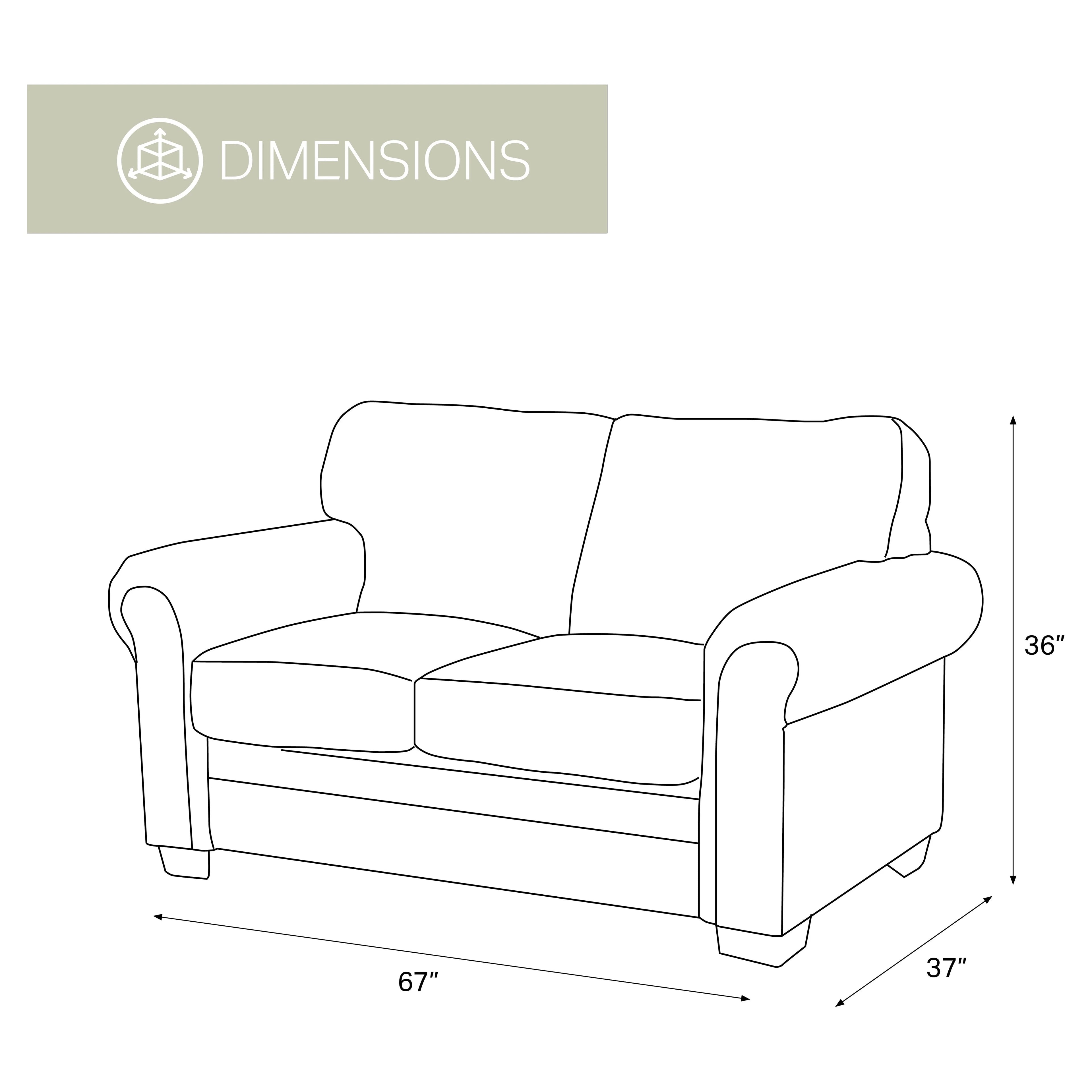 Microfiber Sofa Set in Brown L642190