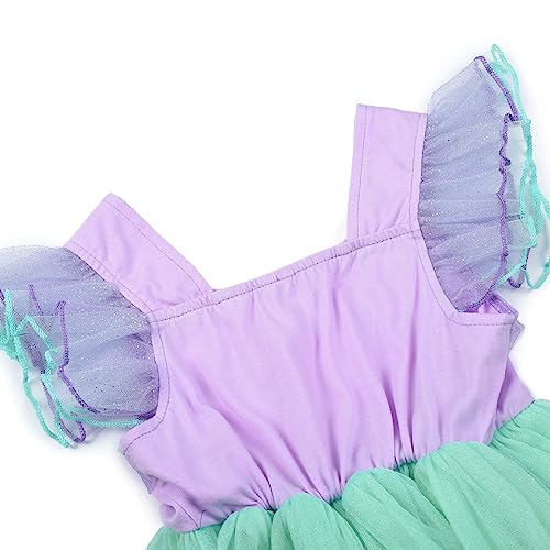 Girls Little Mermaid Princess Dress Costume C4359
