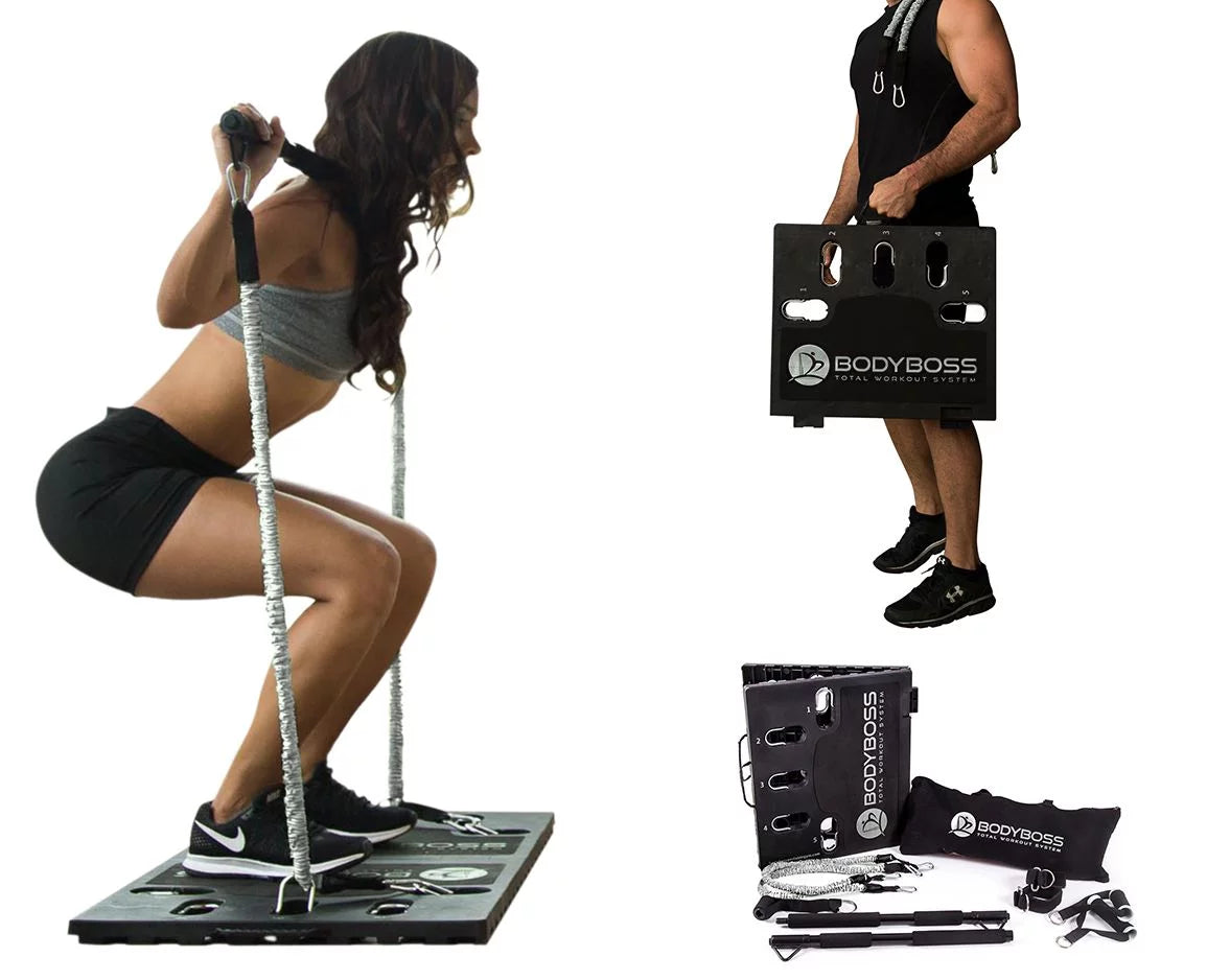 Home Gym 2.0 - Portable Full Body Workout Equipment - Silver (Refurbished) X239