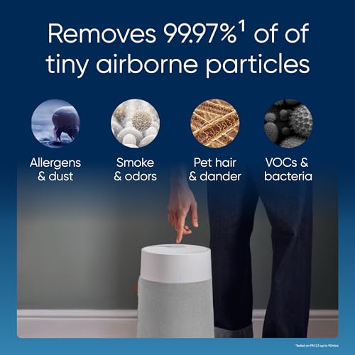 Air Purifier for Small Room, Bedroom, Home, Cleans 926 sqft, HEPASilent for Pets, Allergens, Dust, Mold, Smoke E23720