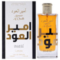 Lattafa Ameer Al Oud Intense Oud for Unisex Eau de Parfum Spray, 3.4 Ounce
