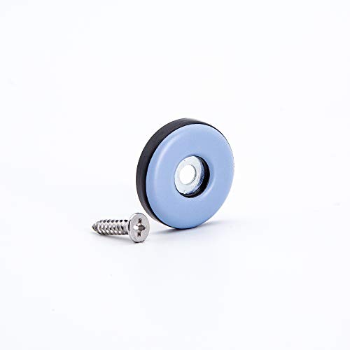 Furniture Sliders Pads for Table Chair Cabinet Sofa, 24 Pack, 3/4 inch, Screw On Floor Protectors J505