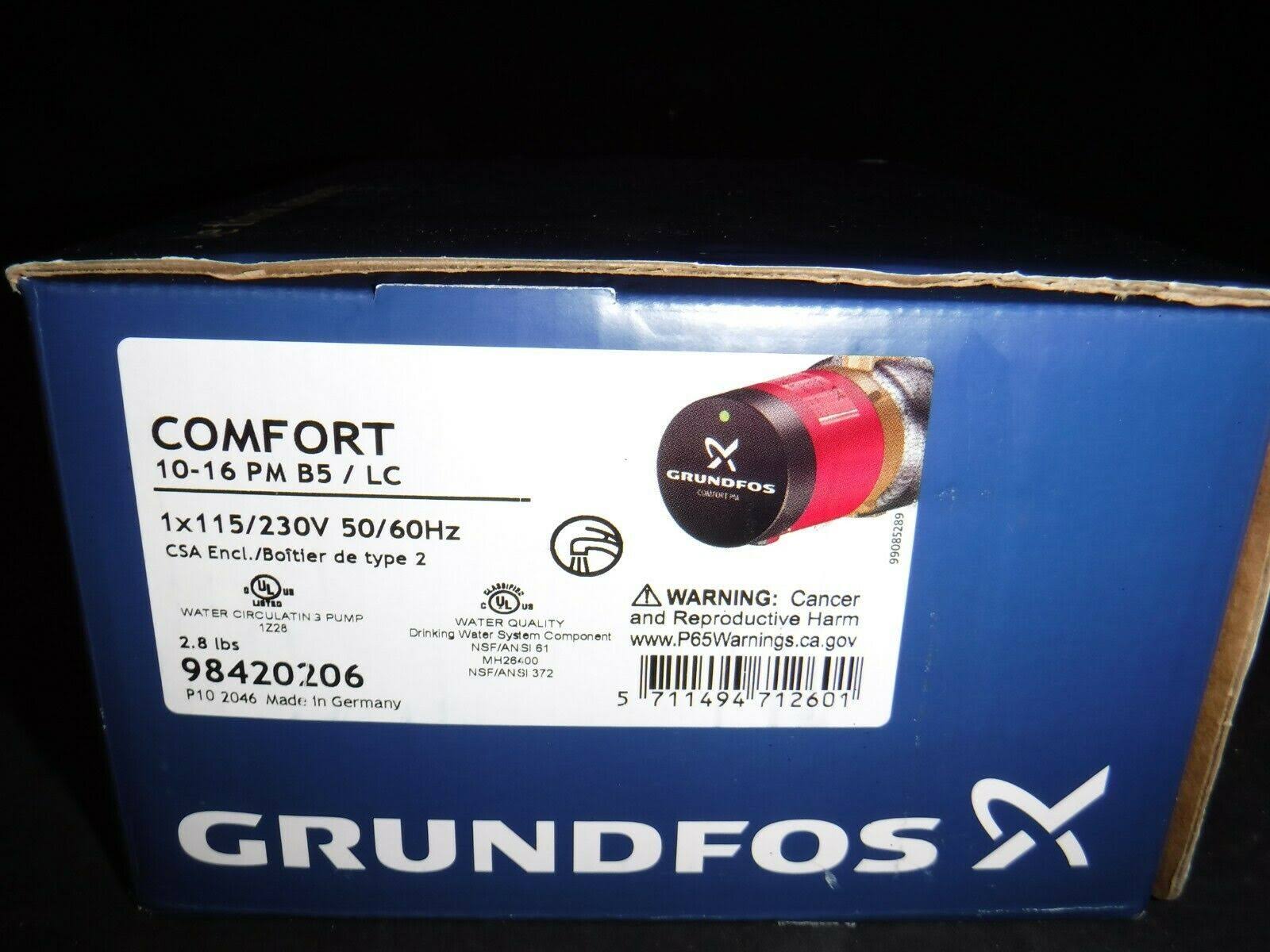 UP10-16 PM B5/LC Comfort Pump (1/2-inch Sweat) K297717
