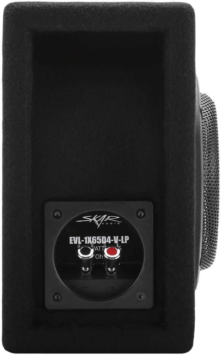 6.5" 400 Watt Low Profile Car Subwoofer Enclosure H385048