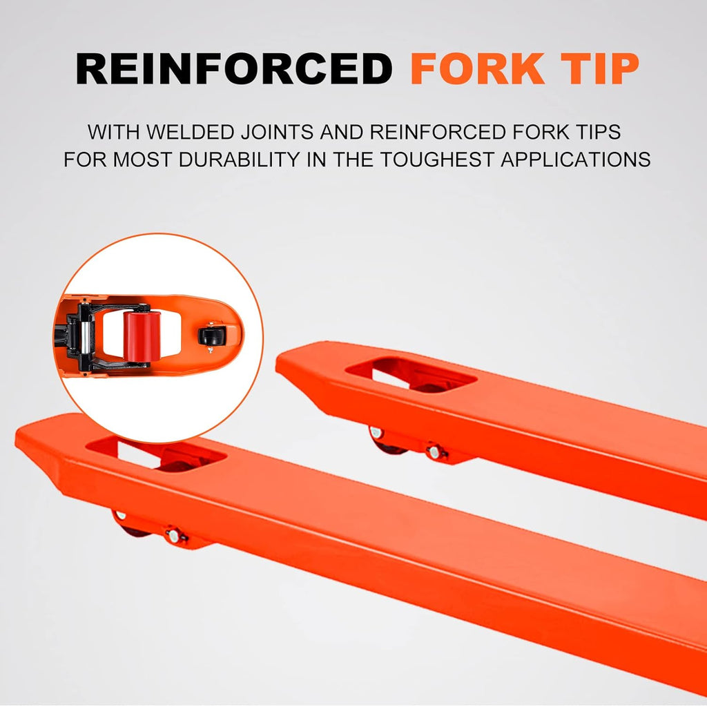 Manual Pallet Jack 5500lbs Capacity, 48"L Fork X113420