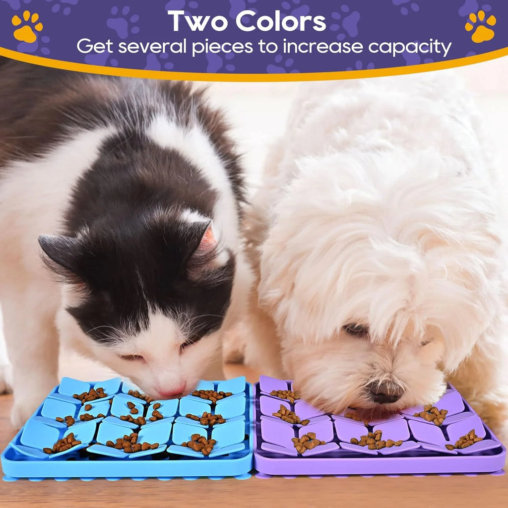 Silicone Snuffle Mat for Dogs, Interactive Puzzle Feeder W6256