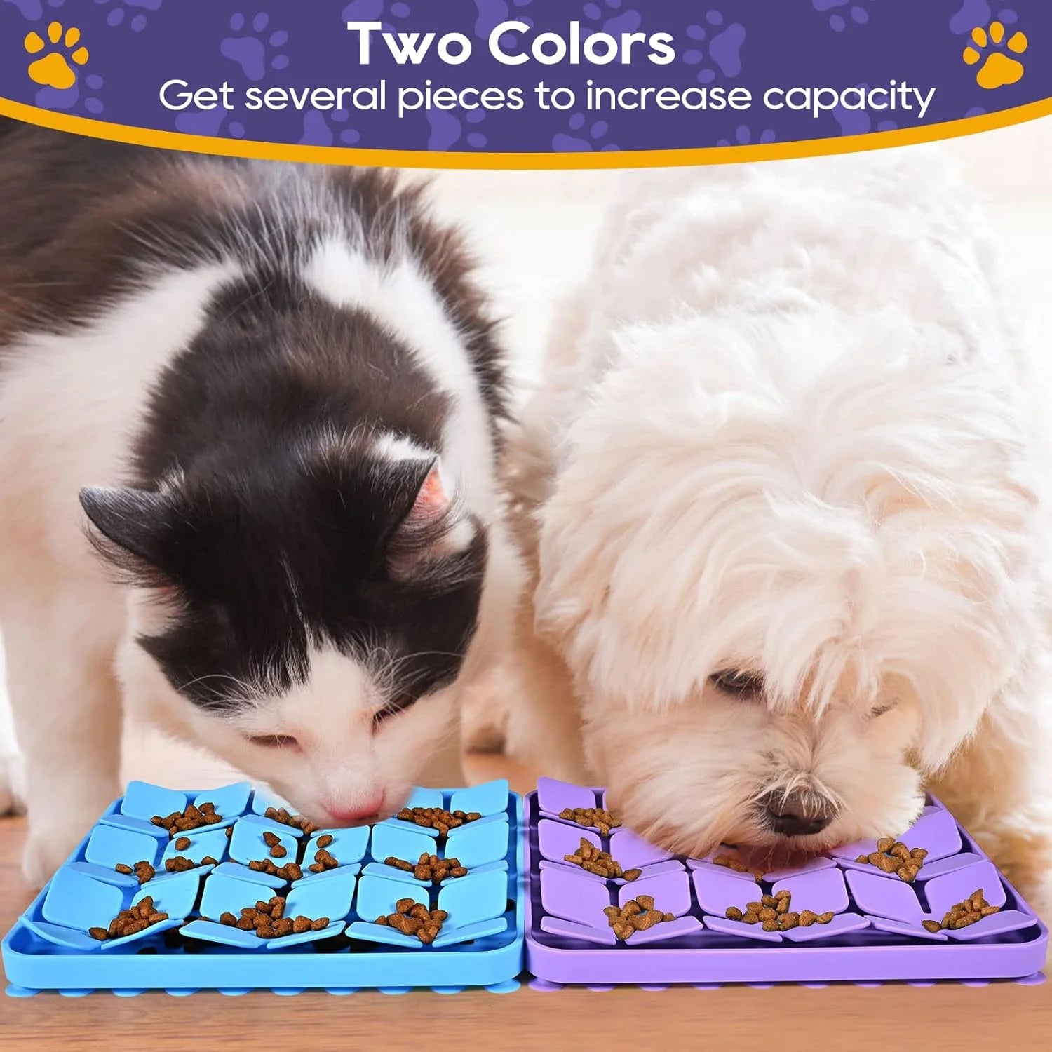 Silicone Snuffle Mat for Dogs, Interactive Puzzle Feeder W6256
