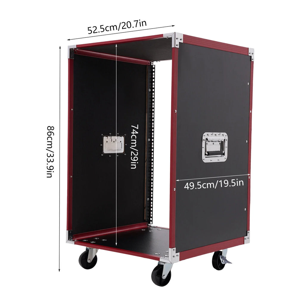16U Network Server Cabinet with Wheels B671732
