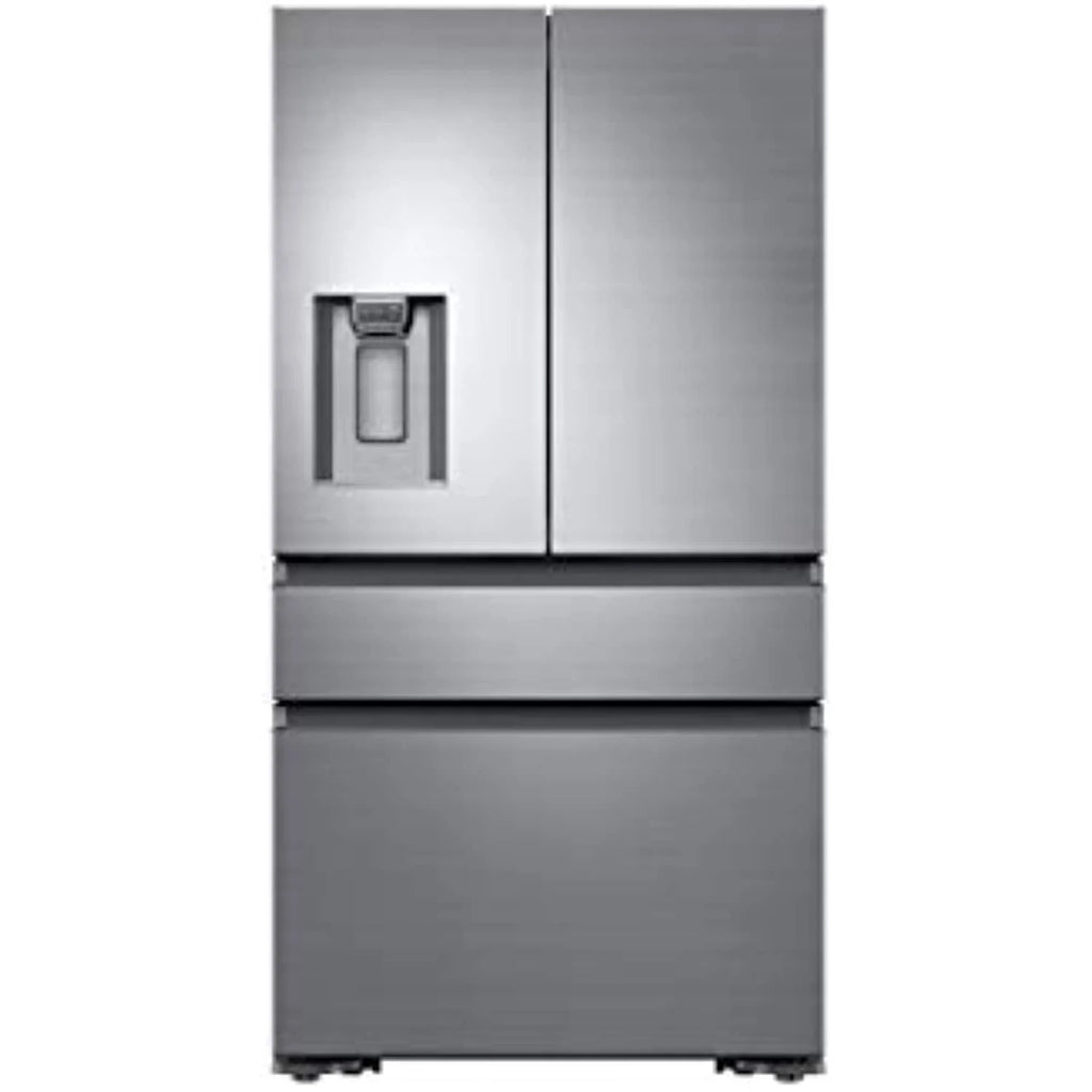 Dacor Transitional DRF36C000SR 36" Freestanding 4 Door French Door Refrigerator with 22.6 Cu. Ft. Total Capacity, External Water Dispenser, Ice Maker, FreshZone Drawers, LED Lighting, Stainless Steel