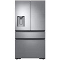 Dacor Transitional DRF36C000SR 36" Freestanding 4 Door French Door Refrigerator with 22.6 Cu. Ft. Total Capacity, External Water Dispenser, Ice Maker, FreshZone Drawers, LED Lighting, Stainless Steel