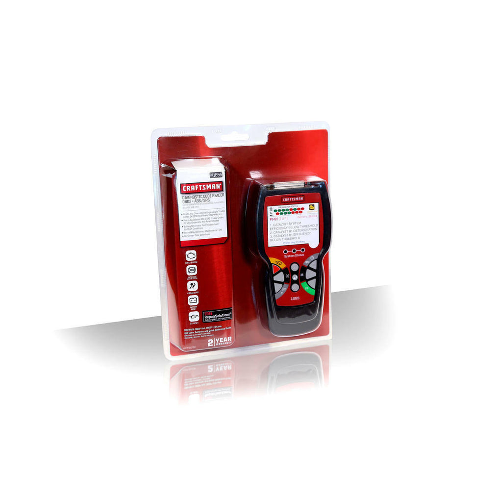OBD2 Diagnostic Code Reader with ABS and SRS G998