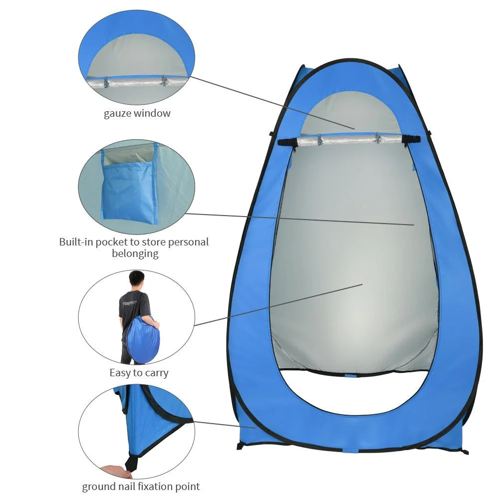 Outdoor Patio Pop Up Camping Shower Tent G9640