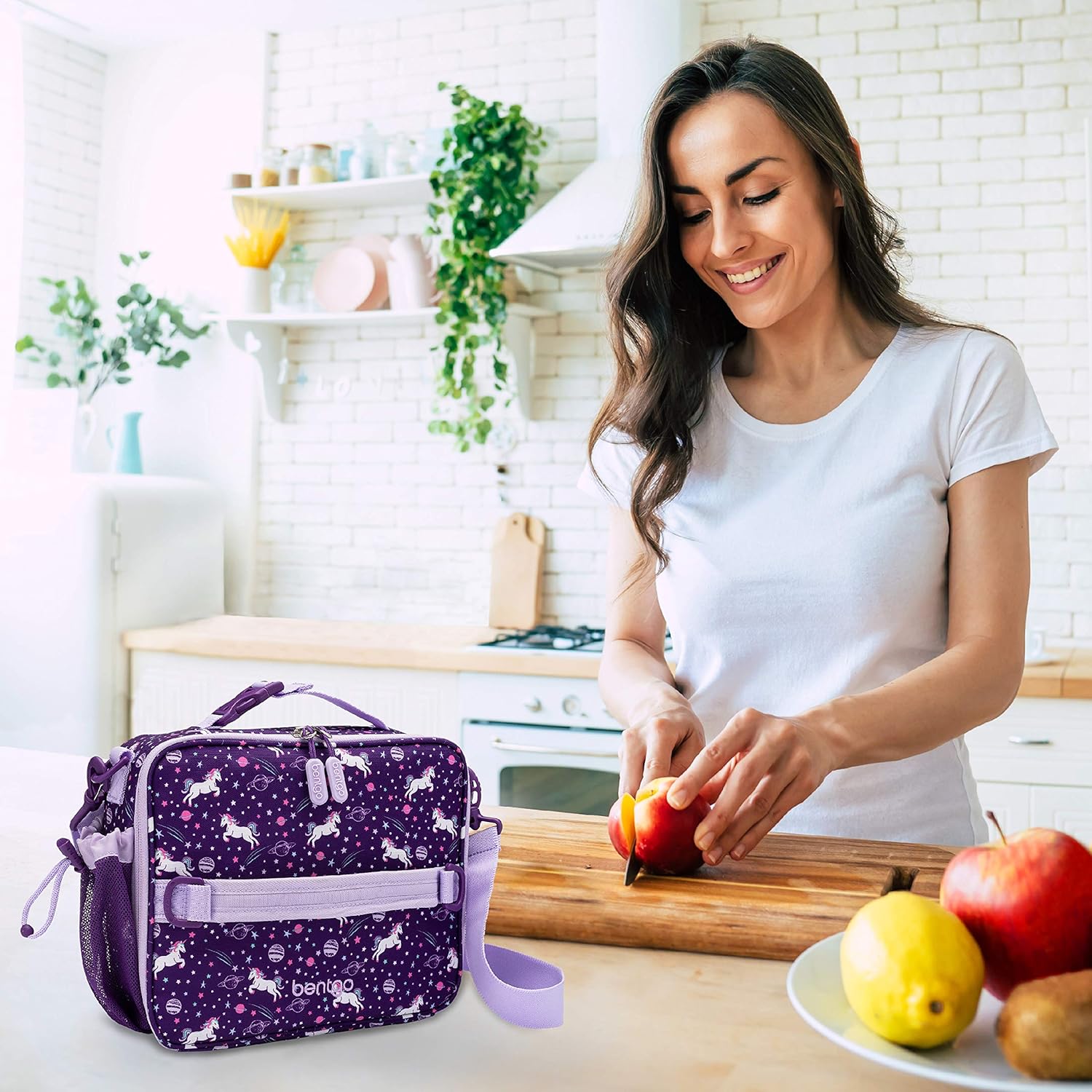 Insulated Lunch Bag Set with Bento-Style Lunch Box Y3367