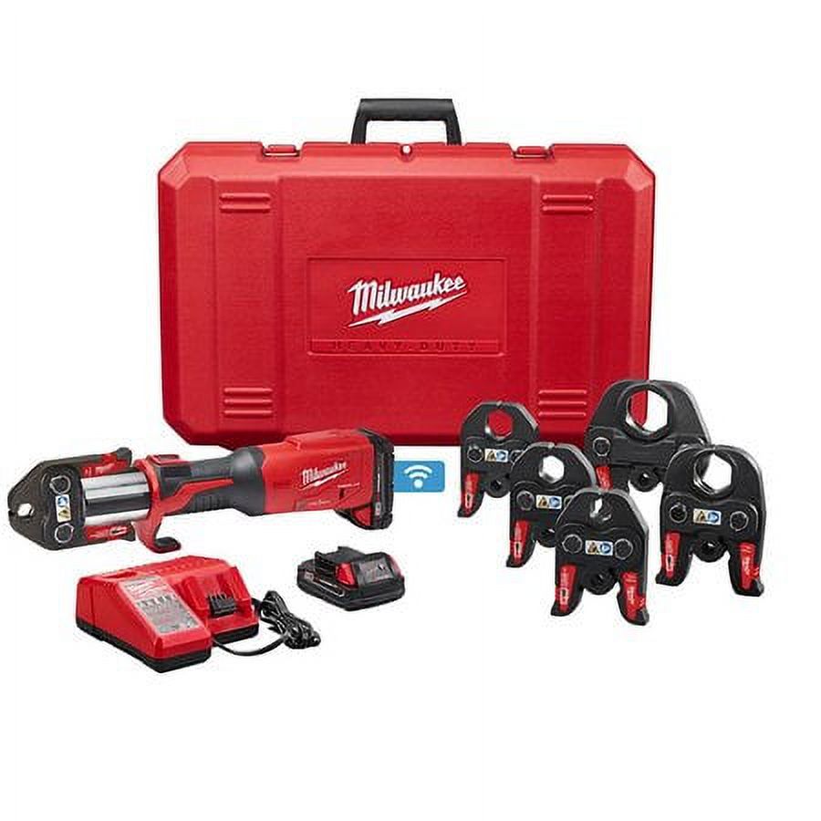 Cordless Press Tool with 1/2 in. - 2 in. Jaws A908285