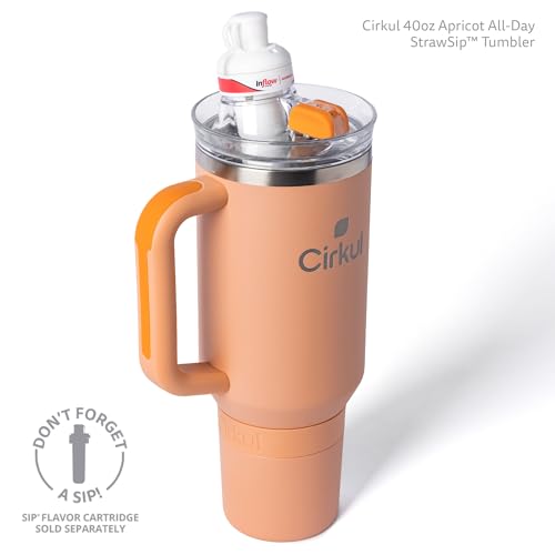 40oz Stainless Steel Tumbler with Handle, Double-Wall Insulated T7917