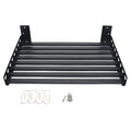 Wall Mount Rack Heavy Duty Microwave Oven Bracket Kitchen Storage Shelf with 4 Hooks Space Saving Strong Bearing Capacity Sturdy Durable
