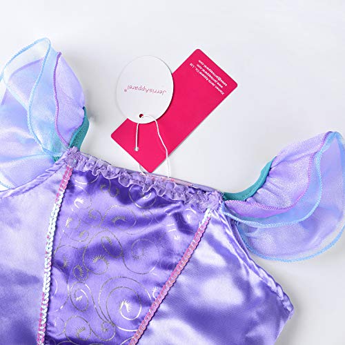 Girls Princess Mermaid Costume Party Dress X690