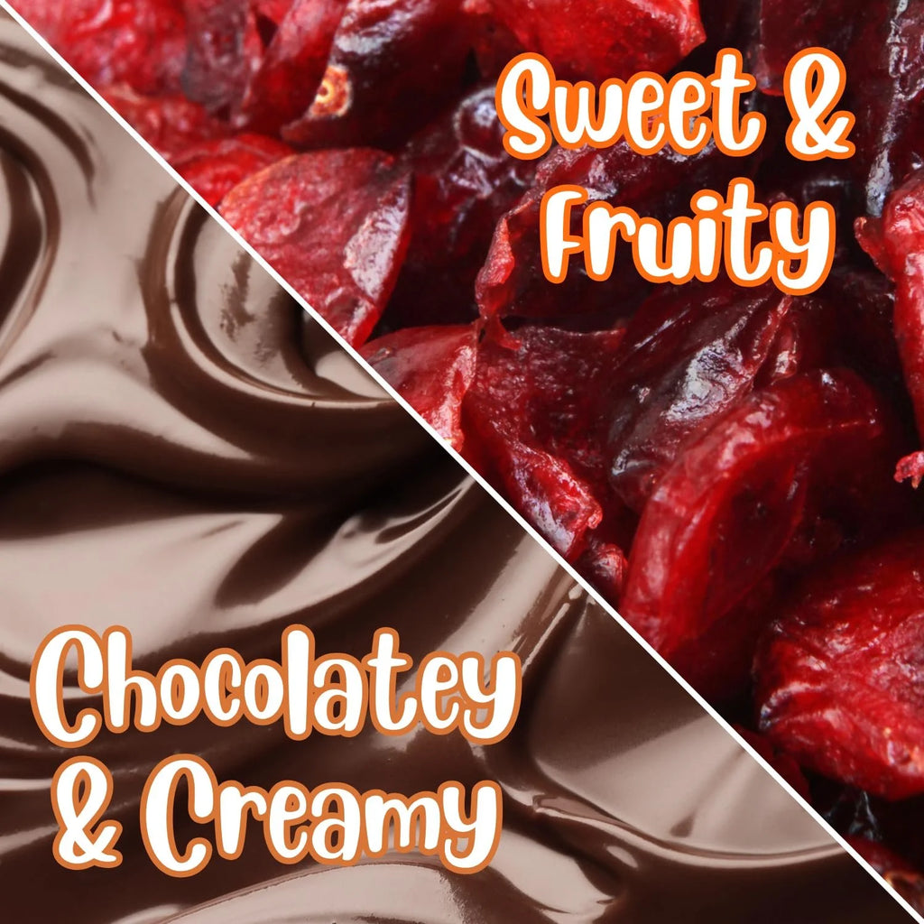 Dark Chocolate Covered Cranberries, 3 LBS Jumbo Container, Vegan, Kosher B18392